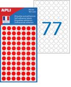 Apli Agipa - 462 Pastilles adhésives - rouge - diamètre 8 mm - réf 111833