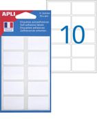 Apli Agipa - 70 Étiquettes adhésives blanches - 20 x 32 mm - réf 111910