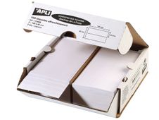 Apli Agipa - 1000 Étiquettes affranchissement blanches - 140 x 40 mm - coins droits - réf 115498