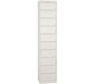 Colonne à clapets - L41 x H198 x P35  - 10 clapets - beige