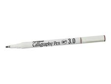 Artline - Marqueur permanent Calligraphie - pointre fibre moyenne - noir