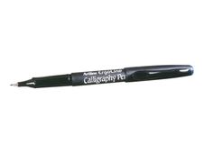 Artline - Marqueur permanent Calligraphie - pointre fibre fine - noir