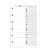 Exacompta Exatime 14 - Recharge pour organiseur - adresses/téléphone - 8,1 x 12,6 cm