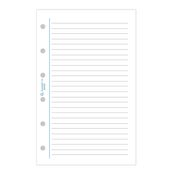 Exacompta Exatime 14 - Recharge pour organiseur - travers blanc - 10 x 14 cm