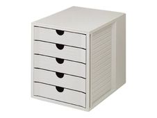 HAN Monitor - Module de classement 5 tiroirs - gris