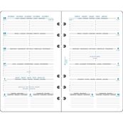 Exacompta Exatime 17 - Recharge pour organiseur - 1 semaine par page - 10,5 x 17,2 cm