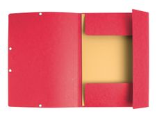 Exacompta Nature Future - 10 Chemises à 3 rabats - A4 - pour 250 feuilles - rouge