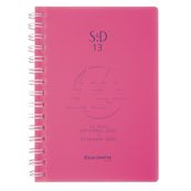Agenda de poche spiralé Linicolor - 1 semaine sur 2 pages - 16 mois - 9 x 13 cm - disponible dans différentes couleurs - Exacompta