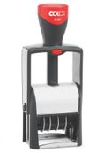 Colop 2160 Classic Line - Tampon dateur métallique personnalisable - 4 lignes - format rectangulaire