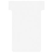 Nobo - 100 Fiches en T - Taille 2 - blanc