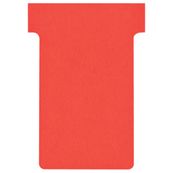 Nobo - 100 Fiches en T - Taille 2 - rouge