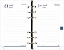 Recharge pour organiseur Timer 17 - 1 jour par page - 10 x 17 cm - Quo Vadis
