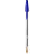 BIC Cristal - Stylo à bille - bleu - 1 mm - pointe moyenne