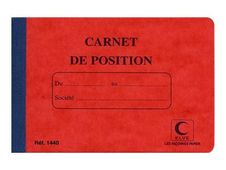 ELVE - Carnet de position - 80 pages - 11,4 x 15,6 cm