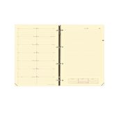 Recharge pour organiseur Timer 29 Notes - 1 semaine sur 2 pages - 21 x 29,7 cm - papier ivoire - Quo Vadis