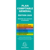 Exacompta - Plan comptable général - 8,5 x 18 cm - en accordéon