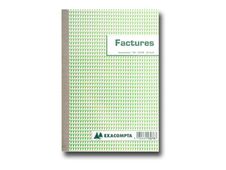 Exacompta - Manifold Carnet de factures - 50 dupli - A5