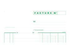Exacompta - Manifold Carnet de factures - 50 dupli - A4