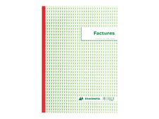 Exacompta - Manifold Carnet de factures - 50 tripli - A4