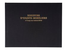 Exacompta - Registre des objets mobiliers pour les garages - 32 x 24 cm