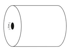 Exacompta - 10 Bobines - rouleaux caisses - 76 x 70 x 12 mm - 40 m