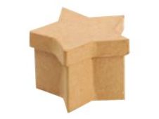 Graine Creative - boîte-cadeau inachevée - étoile - carton