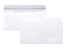 Clairefontaine - enveloppe - International DL (110 x 220 mm) - côté ouvert - blanc extra - pack de 50
