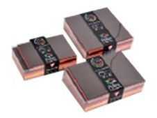 Clairefontaine - enveloppe - International C6 (114 x 162 mm) - côté ouvert - or, cacao, rouge corail, bronze irisé, capucine - pack de 40