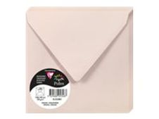 Pollen - enveloppe - 140 x 140 mm - côté ouvert - crème opaline - pack de 20