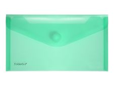 FolderSys - valisette - DL - pour 50 feuilles - vert, transparent
