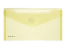 FolderSys - valisette - DL - pour 50 feuilles - jaune, transparent