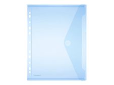 FolderSys - valisette - A4 - pour 20 feuilles - bleu, transparent