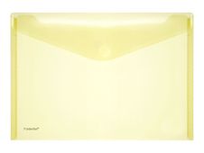 FolderSys - valisette - pour A4 - capacité : 100 feuilles - jaune, transparent