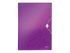 Leitz WOW - valisette - 6 positions - A4 - à onglets - violet métallique