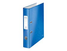 Leitz WOW 180° - classeur à levier - pour A4 - capacité : 350 feuilles - bleu métallisé