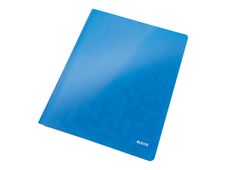Leitz WOW - chemise à lamelle - A4 - pour 250 feuilles - bleu métallisé