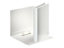 Esselte ESSENTIALS - classeur à anneaux personnalisable - pour A4 - capacité : 190 feuilles - blanc