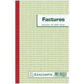 Exacompta - Manifold Carnet de factures - 50 tripli - 21 x13,5 cm