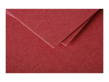 Pollen - enveloppe - 125 x 138 mm - côté ouvert - rouge intense - pack de 20