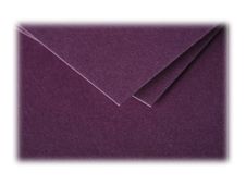 Pollen - enveloppe - 125 x 138 mm - côté ouvert - cassis - pack de 20