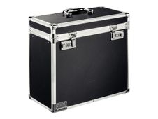 Leitz Vaultz - boîte d'archivage de dossiers suspendus - pour A4 - capacité : 15 fichiers - noir, chrome