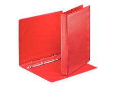 Esselte ESSENTIALS - classeur à anneaux personnalisable - pour A4 - capacité : 250 feuilles - rouge