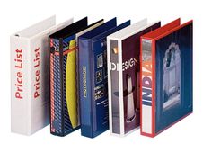 Esselte ESSENTIALS - classeur à anneaux personnalisable - pour A4 - capacité : 180 feuilles - rouge