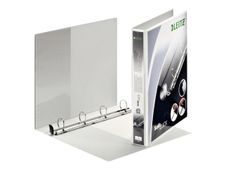 Leitz SoftClick Premium - classeur à anneaux personnalisable - pour A4 Maxi - capacité : 230 feuilles - blanc