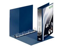 Leitz Premium - classeur à anneaux personnalisable - pour A4 Maxi - capacité : 280 feuilles - bleu