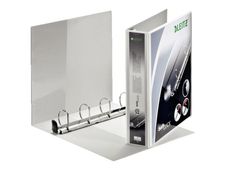 Leitz SoftClick Premium - classeur à anneaux personnalisable - pour A4 Maxi - capacité : 380 feuilles - blanc