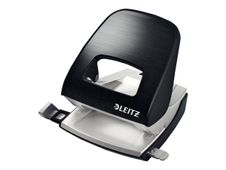 Leitz NeXXt 5006 - perforateur - 30 feuilles - 2 trous - plastique, métal - noir satin