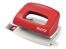 Leitz 5058 - perforateur - 10 feuilles - 2 trous - plastique, métal - rouge