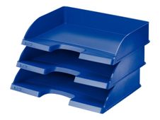 Leitz Plus - corbeille à courrier - pour A4 - bleu