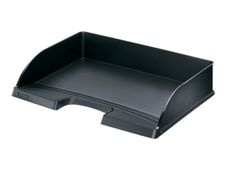 Leitz Plus - corbeille à courrier - pour A4 - noir